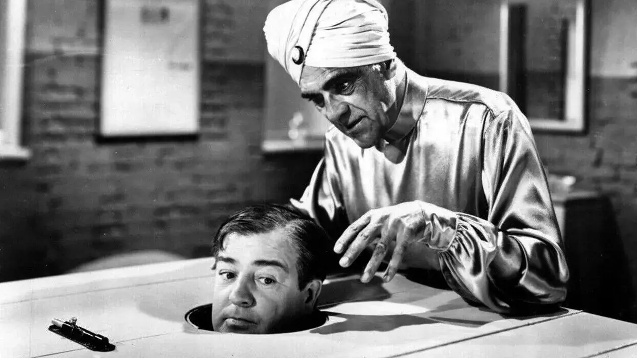 فیلم ملاقات ابوت و کاستلو با قاتل، بوریس کارلوف (Bud Abbott and Lou Costello Meet the Killer, Boris Karloff 1949)