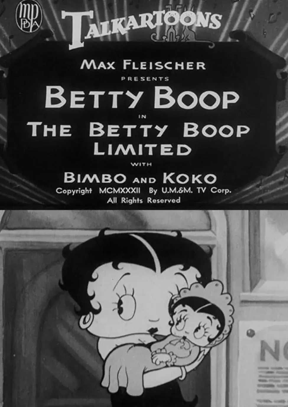 انیمیشن قطار سریع‌ السیر بتی بوپ (The Betty Boop Limited 1932)