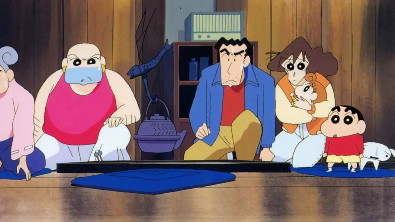 انیمه کریون شین چان: تعقیب توپ های تاریکی (Crayon Shin-chan: Pursuit of the Balls of Darkness 1997)