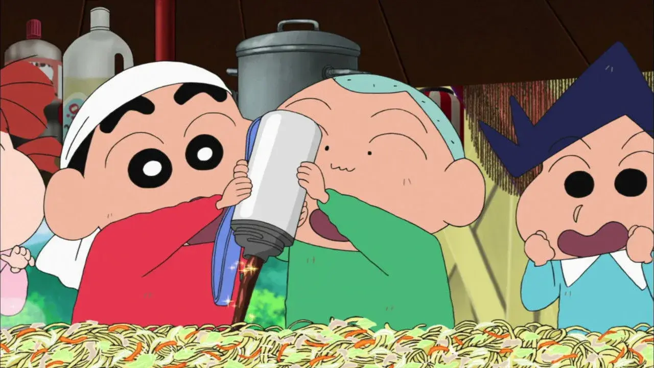 انیمه کریون شین چان: خیلی خوشمزه! بقای لذیذ کلاس ب!! (Crayon Shin-chan: Very Tasty! B-class Gourmet Survival!! 2013)