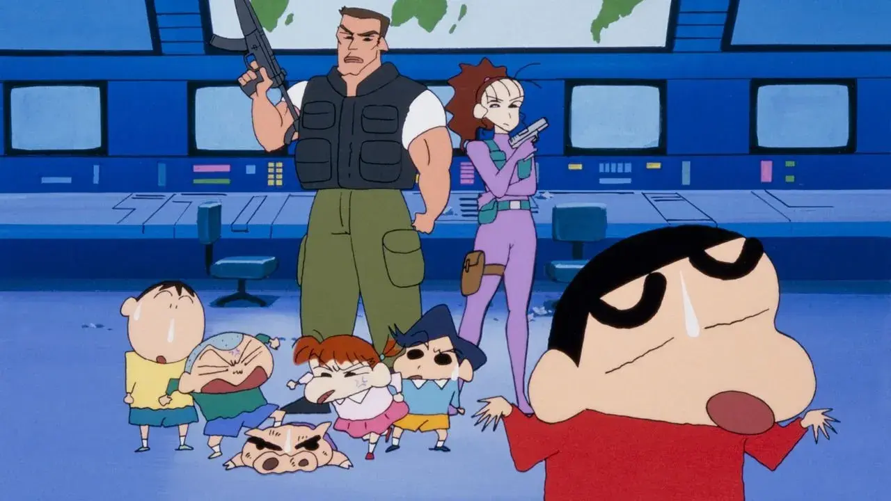 انیمه کریون شین چان: بلیتزکریگ! ماموریت مخفی سم خوک (Crayon Shin-chan: Blitzkrieg! Pig's Hoof's Secret Mission 1998)