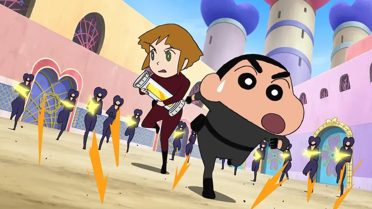 انیمه کریون شین-چان: تندی‌ای که طوفان می‌طلبد! (Crayon Shin-chan: Fierceness That Invites Storm! Operation Golden Spy 2011)