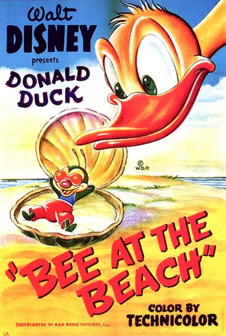 انیمیشن زنبور در ساحل (Bee at the Beach 1950)