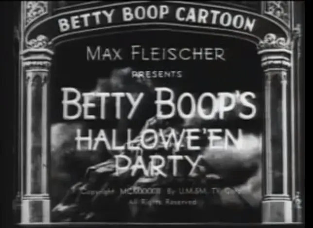 انیمیشن مهمانی هالووین بتی بوپ (Betty Boop's Hallowe'en Party 1933)
