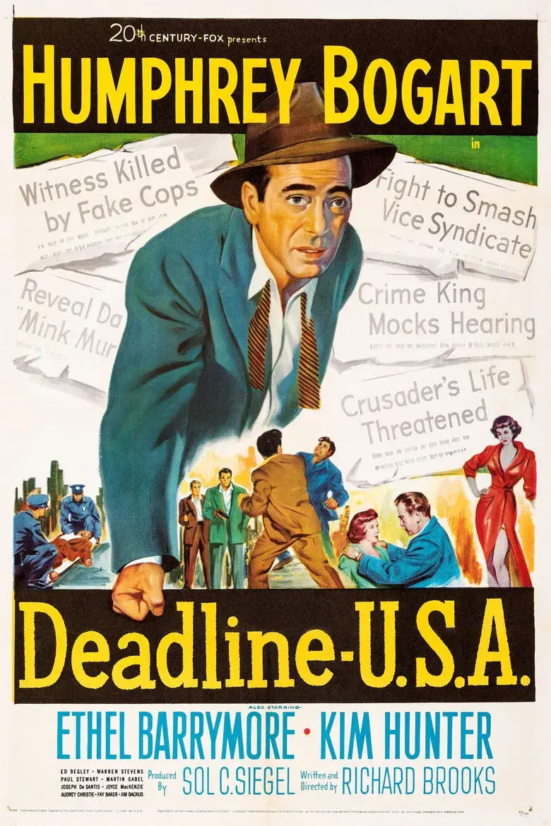 فیلم ضرب‌الاجل آمریکا (Deadline - U.S.A. 1952)
