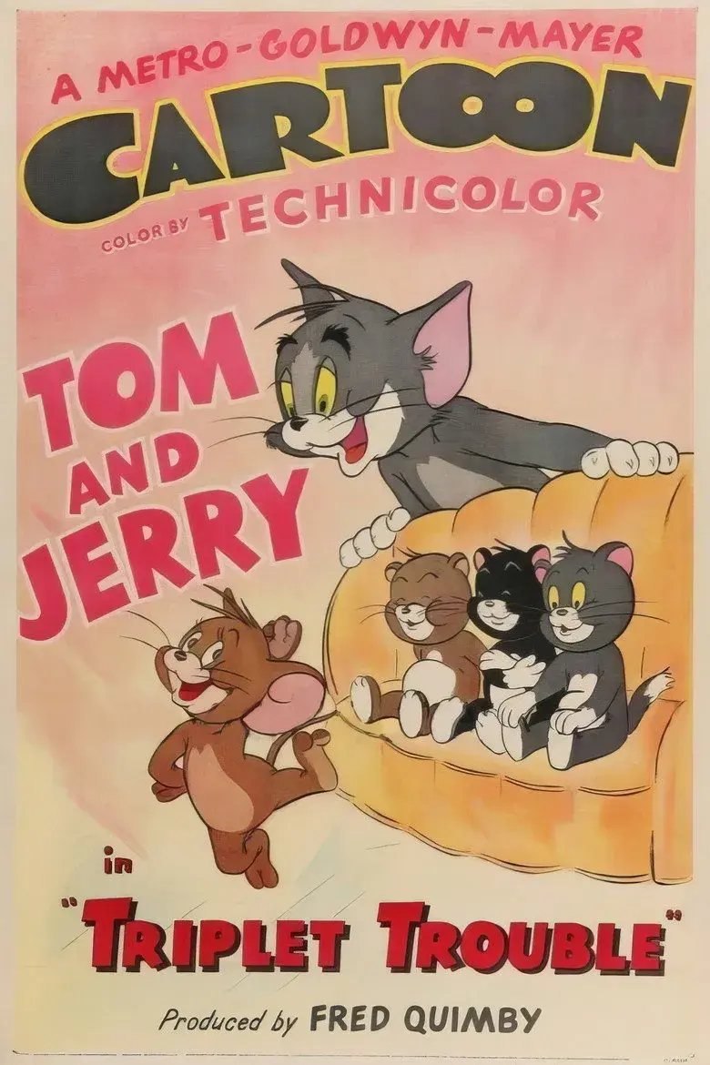 انیمیشن دردسر سه‌قلوها (Triplet Trouble 1952)