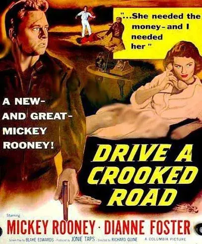 فیلم در جاده‌ای پرپیچ‌وخم (Drive a Crooked Road 1954)