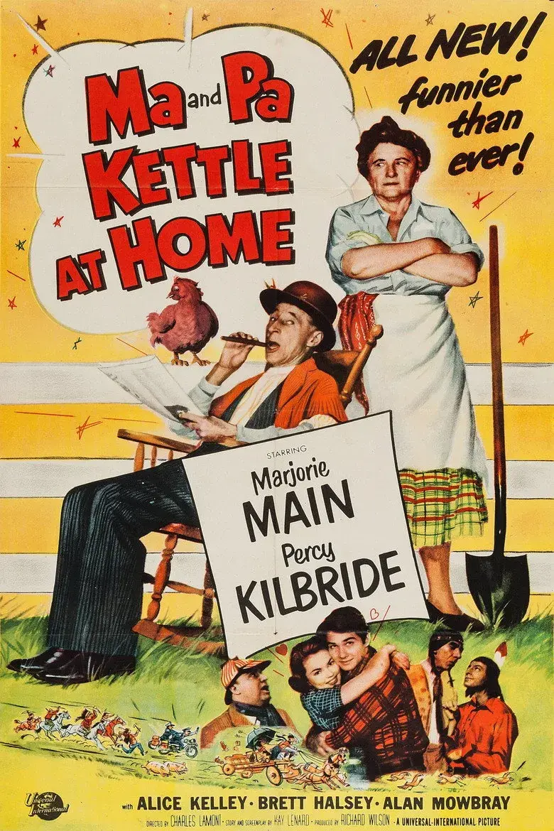 فیلم ما و پا کتل در خانه (Ma and Pa Kettle at Home 1954)
