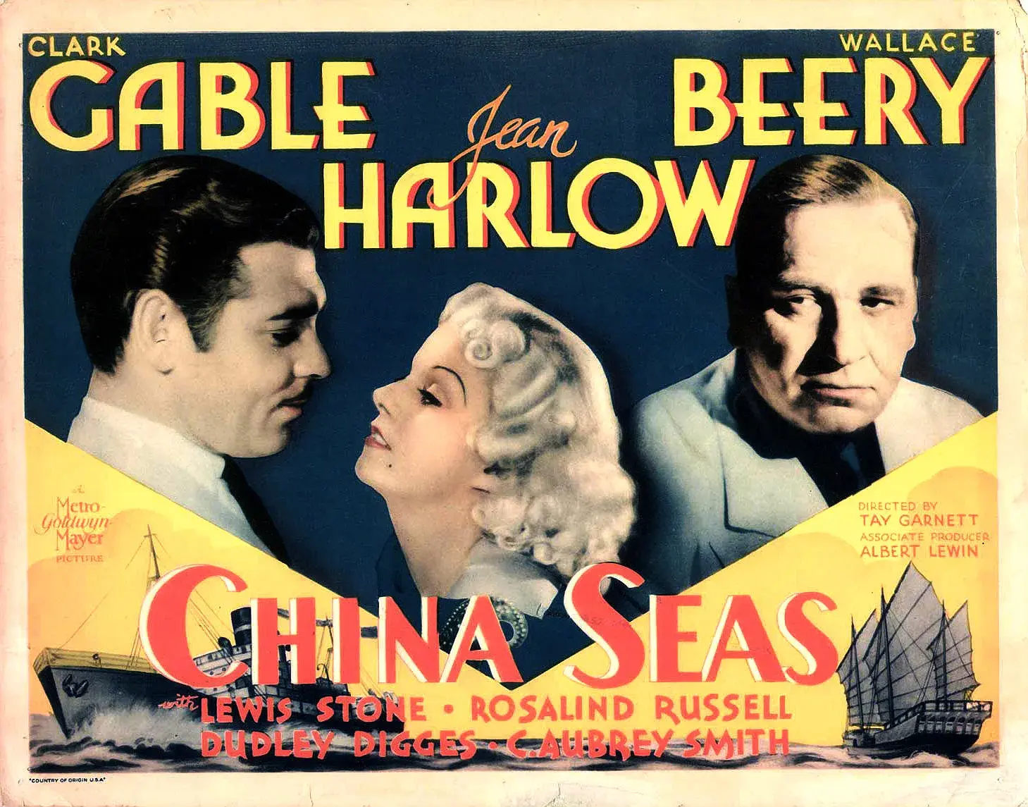 فیلم دریاهای چین  (China Seas 1935)