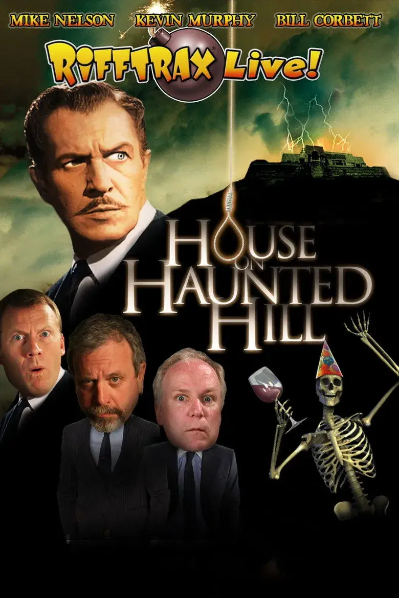 فیلم ریفت‌رکس زنده: خانه روی تپه جن‌زده (RiffTrax Live: House on Haunted Hill 2010)