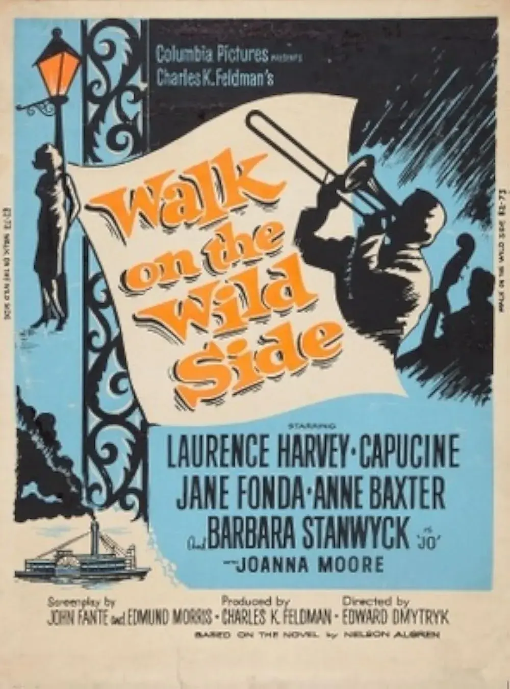 فیلم در سویه وحشی (Walk on the Wild Side 1962)