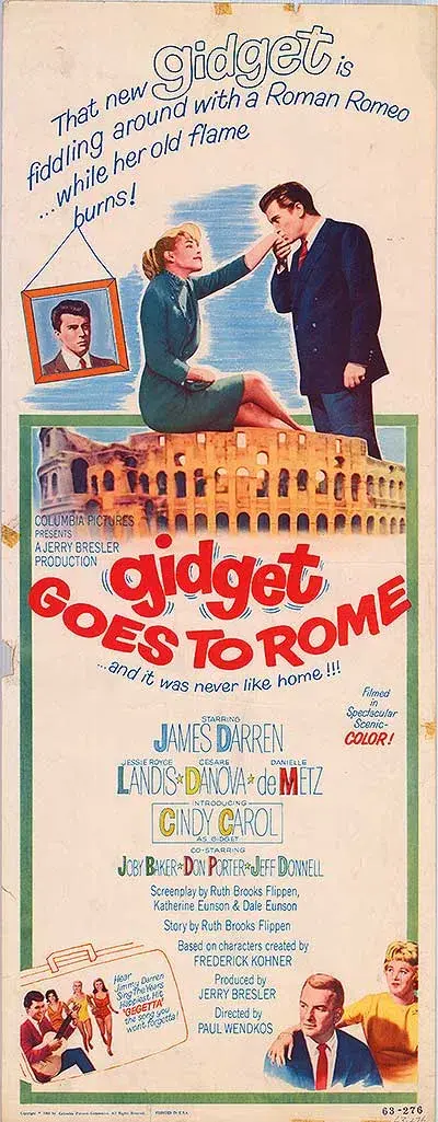 فیلم گجت به رم می رود (Gidget Goes to Rome 1963)