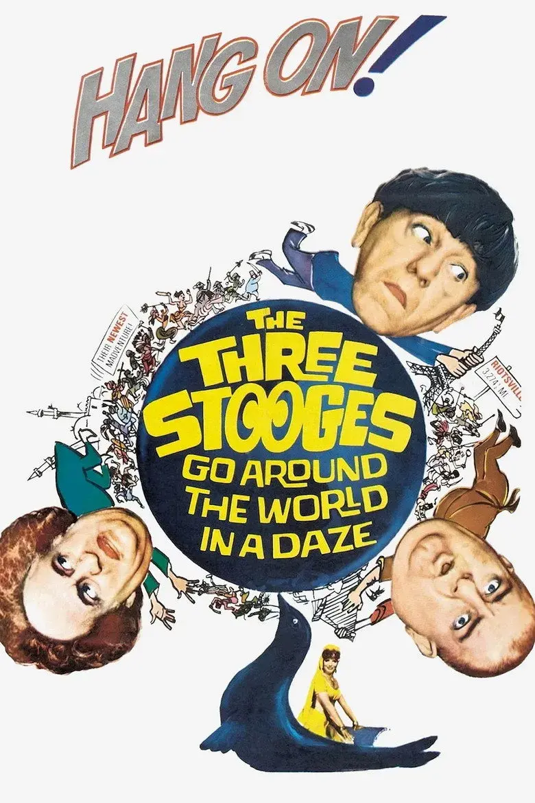 فیلم سه کله‌ پوک در سفر دور دنیا (The Three Stooges Go Around the World in a Daze 1963)