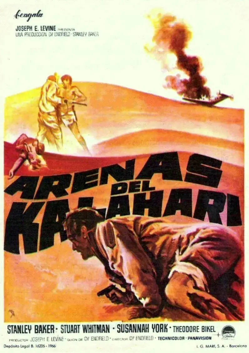 فیلم ماسه های کالاهاری (Sands of the Kalahari 1965)